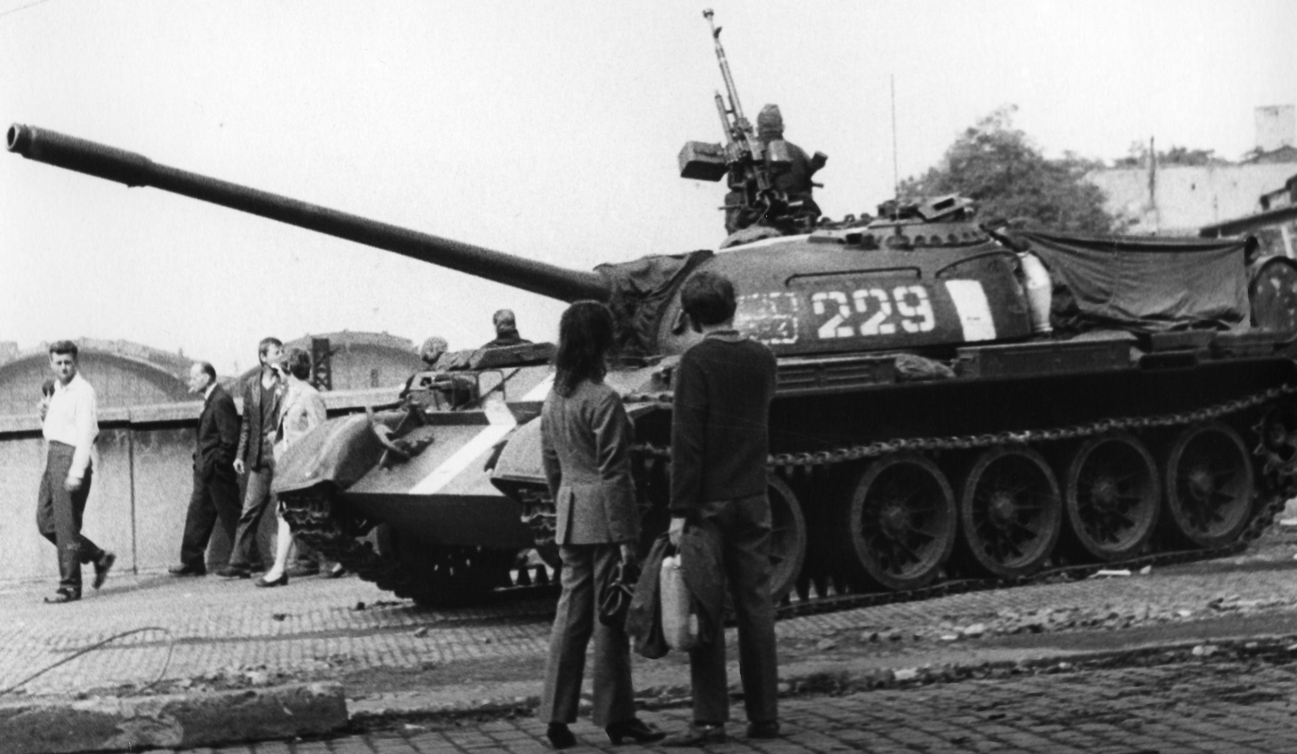 Soviet tanks in Prague, 1968