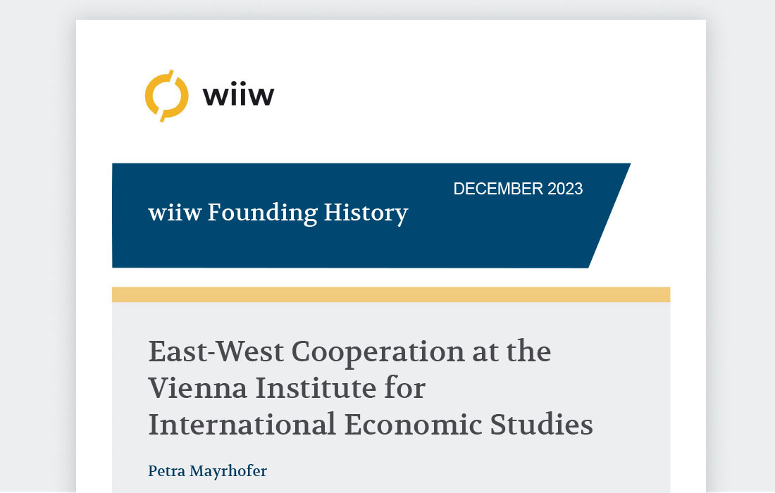 Report on the founding history of the wiiw